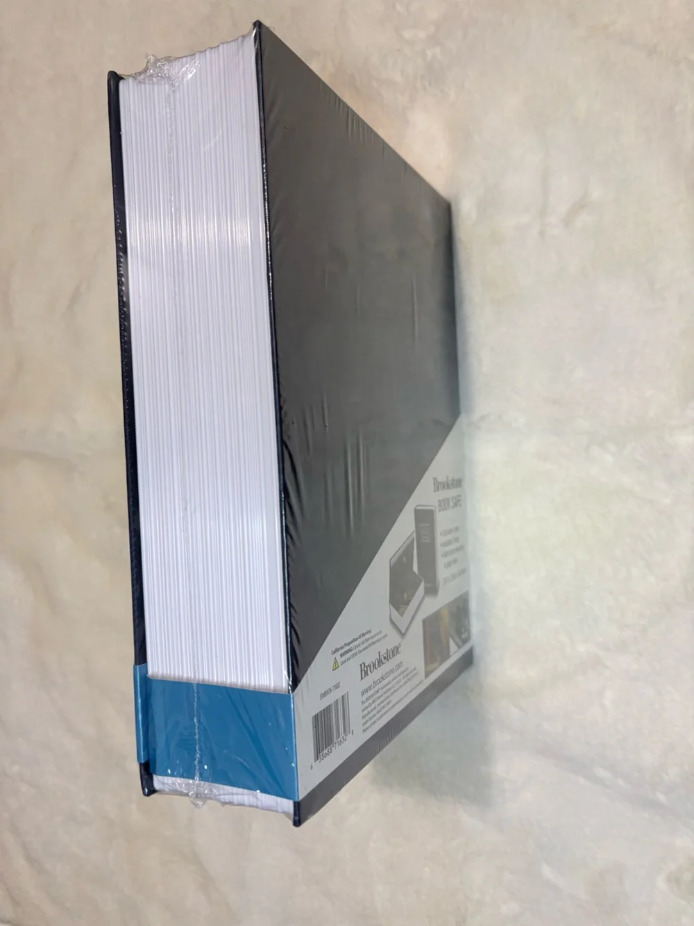 Brookstone Navy and Gold Book Safe
